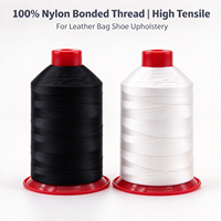 Fil à coudre 100% nylon, haute résistance à la traction, couleur inaltérable, pour cuir, sacs, chaussures et tissus d'ameublement
