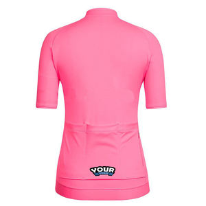 เสื้อปั่นจักรยานสำหรับผู้ชายเสื้อปั่นจักรยานผ้าโพลีเอสเตอร์สีดำเสื้อปั่นจักรยานเสื้อปั่นจักรยานเสื้อปั่นจักรยานแบบสั่งทำแขนสั้น - Product Image 2