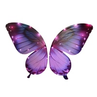 Dron LED elegante de lujo con forma de mariposa, juguete volador recargable al por mayor para bodas, espectáculos, conciertos, efectos escénicos, portador de anillos