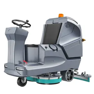 Efficient Tile Cleaning Machine Auto Floor Scrubber Drier For Warehouse