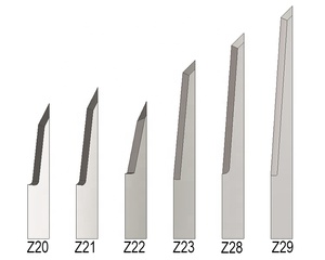 Z20 Z21 Z22 Z23 Z28 Z29 <span class=keywords><strong>Tungsten</strong></span> Carbide Máy Cắt Công Cụ Cắt Lưỡi Dao - Product Image 2