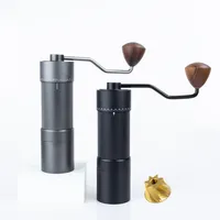 Moulin à café portable professionnel GETWICK HX-1012, 7 étoiles, en alliage d'aluminium, moulin à café externe manuel