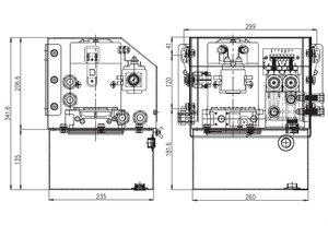 Made in Korea thép không gỉ thủy lực Power pack với đơn vị điều khiển thủy lực ng4 van và 7L thủy lực Tank Power Pack - Product Image 4
