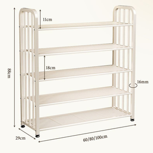 Đa chức năng thường vụ carton thép Giày tổ chức giá thấp tiêu chuẩn kích thước khách sạn giá giày - Product Image 6