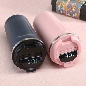Travel Coffee Mug Stainless Steel Thermos Cup Smart Coffee Tumbler Thermos Cup With Intelligent Temperature Display Keep Hot - Product Image 4