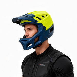 新型 マウンテンMTB フルフェイスヘルメット 保護 カスタマイズ スポーツ 全顔型 ユニバーサル 安全 レーシング オートバイ バイク ヘルメット - Product Image 1