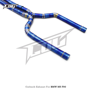 Tubo de escape de titanio COC para BMW M5 F90 G90 <span class=keywords><strong>M8</strong></span> <span class=keywords><strong>M850i</strong></span> 4,4 T 2018-2023 OEM Valvetronic sistema de escape Catback - Product Image 3