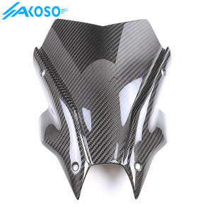 AKOSO 100% 3K fibre de carbone moto avant déflecteurs d'air pare-brise pare-brise pour <span class=keywords><strong>Yamaha</strong></span> <span class=keywords><strong>MT09</strong></span> FZ09 2021 2022 <span class=keywords><strong>2023</strong></span> 2024 - Product Image 2