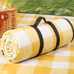 Manta de <span class=keywords><strong>Picnic</strong></span> 2 en 1 con Bolsa de Transporte, Impermeable, Plegable, para Playa, Compacta y Portátil para Viajes - Product Image 1