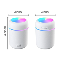 Diffuseur d'arômes pour voiture 2025, vente chaude, humidificateur portable USB mini à brume froide, humidistat, capacité 300 ml, utilisation extérieure, garantie 1 an