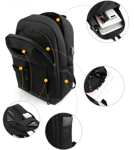 Custom <b>Backpack</b> Brand Casual Simple Travel Large Capacity Computer Laptop Schoolbag Men's <b>Backpack</b> Charge Trend <b>Backpack</b> - Product Image 2