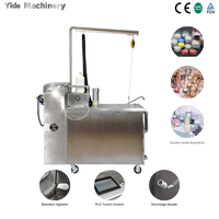 Machine de remplissage automatique de cire parfumée Yide YD-200-1, réservoir de fusion de 200 L, plage de remplissage de 1 à 5000 g, précision de 1 g, pour usine de bougies