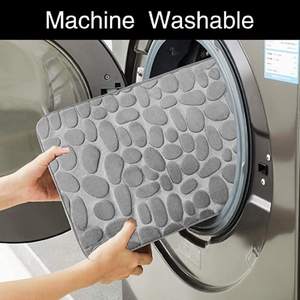 Alfombrillas de Baño Absorbentes y Cómodas, Cubierta para Tapa de Inodoro, Juego de Alfombras para Baño - Product Image 4