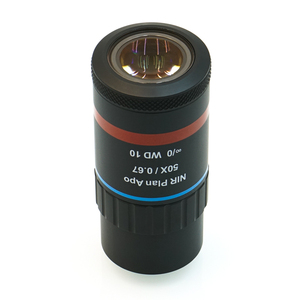 M 플랜 Apo IR 목표 | 0.67 NA, 380-700nm 및 1064nm 용 | 머신 비전 및 레이저 초점 - Product Image 2