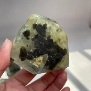 Wholesale Natural Crystals Healing Gemstone Rough Raw Prehnite Free Form