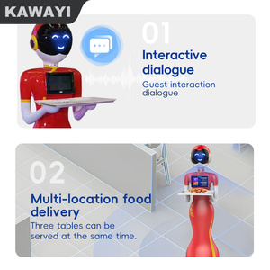 Robot <span class=keywords><strong>de</strong></span> Reparto Comercial <span class=keywords><strong>de</strong></span> Alta Calidad, Camarero y <span class=keywords><strong>Recepcionista</strong></span> para Restaurantes, para Servicio <span class=keywords><strong>de</strong></span> Comida en Remolques Móviles - Product Image 4