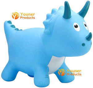 Dinosaure <span class=keywords><strong>sauteur</strong></span> pour tout-petits - Sauter, rebondir, sauter, <span class=keywords><strong>DINO</strong></span>, jouet gonflable à monter - Product Image 4