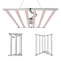 Lampu Tanam LED Spektrum Penuh Aluminium LM301H EVO Lm281B 320W-1000W Komersial untuk Pertumbuhan dan Pembungaan Tanaman Indoor