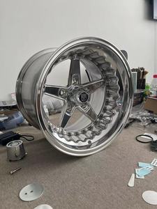 ล้อแม็กซ์ Drag Wheel 15X8 5X114.3 ET-6 ขัดเงาด้วยมือทั้งหมด Race Master Autodrag Convo Pro Street Pro Drag Star - Product Image 3