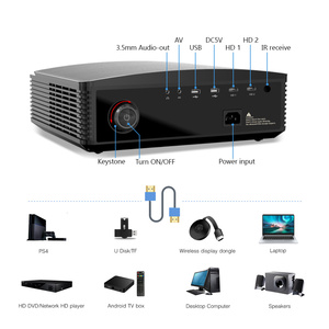 BYINTEK K25 풀 HD 1080P 안드로이드 스마트 와이파이 홈 시어터 비디오 게임 <span class=keywords><strong>LED</strong></span> <span class=keywords><strong>LCD</strong></span> 홀로그램 Proyector lAzEr Beamer PC 프로젝터 4K - Product Image 2