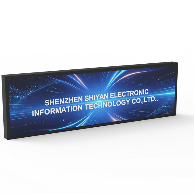 ODM 24 Inch Ultra-Wide Stretched Bar LCD Display WIFI Strip Screen for AI Unmanned Vending Machine & Smart Retail Kiosk