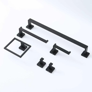 OEM/ODM Personnalisé, Acier Inoxydable SUS304, <span class=keywords><strong>Quincaillerie</strong></span> Moderne pour Salle de Bain et <span class=keywords><strong>Cuisine</strong></span>, Ensemble de 5 Accessoires de Salle de Bain pour Villa - Product Image 5