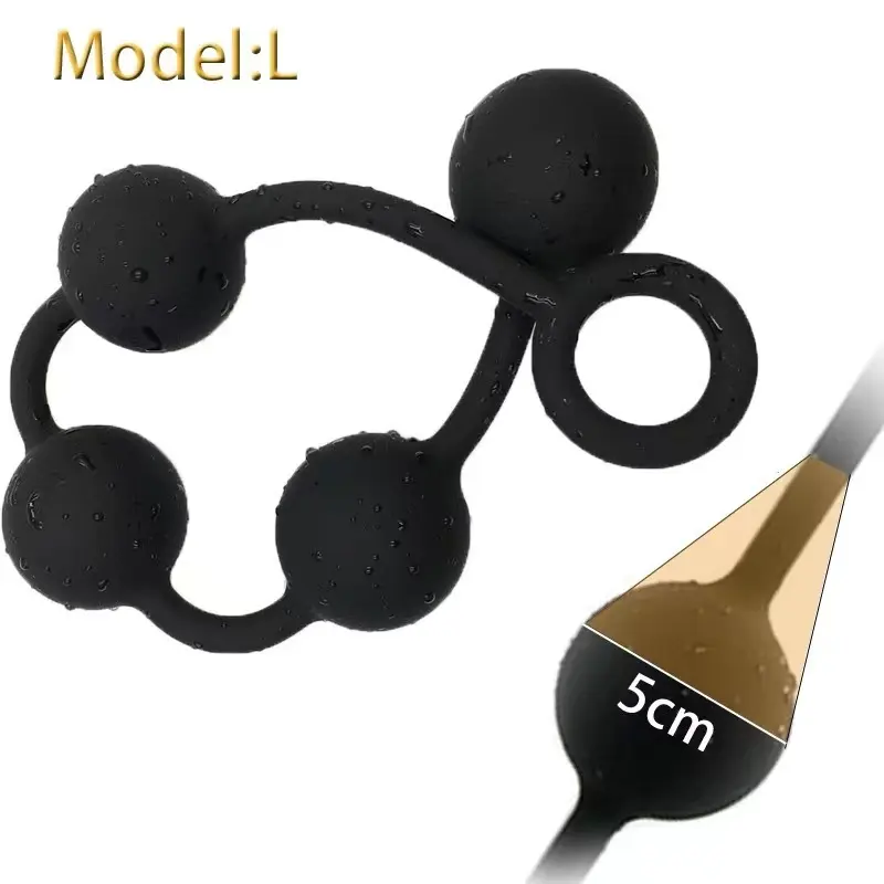 Plugue anal grande para puxar para o bumbum, brinquedo anal de silicone para massagem e masturbação, brinquedo anal para homens