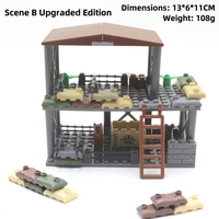 Mini briques éducatives - Ensemble de construction militaire pour enfants mexicains - Jouets de construction miniatures DIY