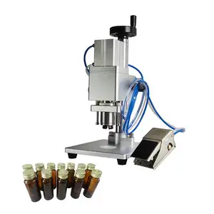 Machine de scellement de liquide oral machine de verrouillage de capsulage de bouteilles en aluminium machine de scellement de bouchons manuelle