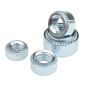 Tuerca Autoperforante de Acero al Carbono Galvanizado con Recubrimiento de Zinc, Precio de Fábrica al por Mayor, Varios Tamaños Métricos M3 M4 M5 M6 - Product Image 2