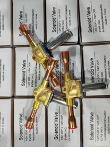 Nuova Valvola Solenoide Originale per Refrigerazione <span class=keywords><strong>EVR</strong></span> 6 032F1209 Saldatura ODF 1/2 Pollici per Condizionatore d'Aria - Product Image 2