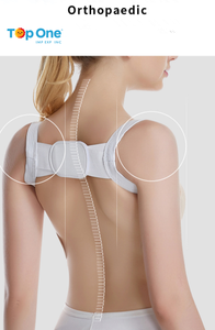 Top One Banda correctora de postura para hombres y mujeres Soporte de espalda Cinturón de corrección de postura con características de protección para sentarse - Product Image 4