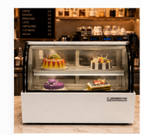 Showcase Kue Oval Mini 540 Pendingin Udara Kontrol Digital Pencairan Otomatis