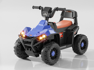 Mobil Buggy Pantai Listrik Plastik Bertenaga Baterai untuk Anak-Anak dengan Lampu LED, Musik, Roda Busa, Mainan Tunggang untuk Balita Usia 2-7 Tahun - Product Image 3