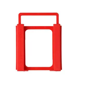 staffa del disco rigido Suppliers-HDD SSD da 25 a 35 pollici supporto per Dock per adattatore per montaggio su disco rigido staffa in plastica rossa