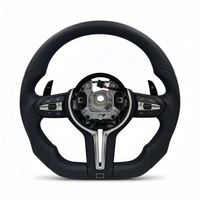 Volant sport en cuir manuel et automatique pour BMW F10 F11 F15 F16 F20 F30 F31 F32 F36 E70 E71 E84 E87 E90 M3 M4 G30