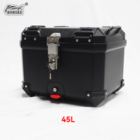 Vente en gros PP 45L Boîte de rangement universelle pour moto Boîte de rangement arrière pour moto Boîte supérieure pour moto