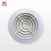 Grille de ventilation ronde en plastique de 2,5 pouces de qualité supérieure pour sous-plafond, diffuseur d'air de plafond rond