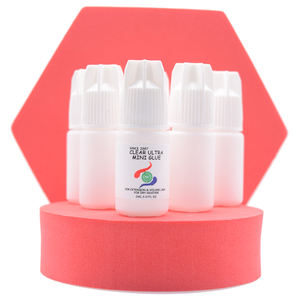 ยอดนิยมมากขายร้อนOEM Extra Ultra 1 วินาทีขนตากลับแห้งเร็วกาวใสเกาหลี 5mlกาวขนตา - Product Image 1