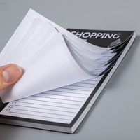 Bloc-notes autocollant personnalisé avec logo, tendance, en promotion, impression stylée, mignon, pour le bureau et l'école, fournitures de journalisation