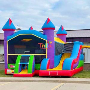 <span class=keywords><strong>Castillo</strong></span> Inflable Comercial para Niños con Tobogán, <span class=keywords><strong>Castillo</strong></span> Acuático Inflable con Piscina - Product Image 3