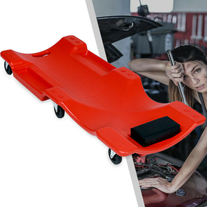 Chariot de mécanicien de 40 pouces, chariot de réparation automobile à profil bas <span class=keywords><strong>sous</strong></span> la voiture avec appui-tête rembourré, en plastique - Product Image 3