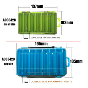 WEIHE 양면 낚시 태클 박스 다기능 루어 보관함 - Product Image 2