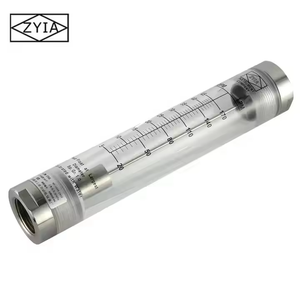 ZYIA LZM-G China Pengukur Aliran Cairan Akrilik Inline Harga Ekonomis untuk Pipa Logam, Rotameter Pelampung Tabung Logam untuk Oksigen, Gas N2, Kimia, Air, dan Cairan Lainnya - Product Image 4