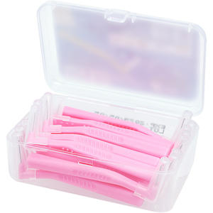 Nouvel arrivage de brosses à dents interdentaires roses originales en forme de L pour adultes pour une meilleure santé bucco-dentaire - Product Image 6