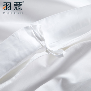 Sábana de lino y algodón 100 para cama de Hotel, juego de ropa de cama de calidad 5 estrellas a rayas blancas - Product Image 5