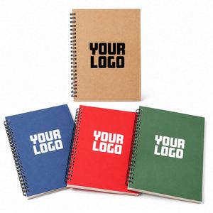 Cuaderno Espiral A5 Personalizable de Fábrica, Tapa Dura, Cubierta de Papel, Útiles Escolares para Estudiantes, Cuaderno con Encuadernación Espiral - Product Image 1