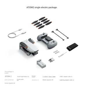 Dron Potensic <span class=keywords><strong>ATOM</strong></span> 2 4K HDR con Gimbal de 3 Ejes, 10KM FPV, 249g, GPS, Plegable, Control Remoto y por Aplicación, 32 Minutos de Vuelo, Seguimiento IA - Product Image 3