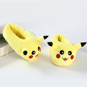 Nouvelles Chaussures en Peluche pour Enfants, Motif Dessin Animé Mignon Pokémon <span class=keywords><strong>Pikachu</strong></span>, Chaussures d'Intérieur Chaudes pour l'Automne et l'Hiver, Vente en Gros, Durables - Product Image 4