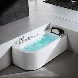 Vasche Idromassaggio e Jacuzzi Aquaspring per Esterni, Vasca da Bagno in Acrilico con Idromassaggio, Personalizzabile per Esterni o Interni, Vasche Spa - Product Image 2